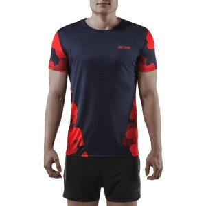 CEP - tricou tehnic - camocloud shirt short sleeve - lava | peacoat - Img 2