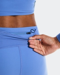 Colanți scurți On 3" Performance Tights W - albastru Sailor | alergare - Img 6