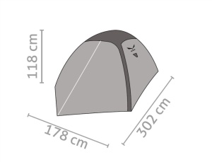 Cort 3 persoane Salewa Atlas III - Img 3