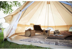 Cort Asgard 19.6 Basic Cotton Natural Nordisk( fara podea) + Geanta pentru transport - Img 2