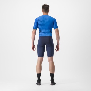 Costum de triatlon cu maneca scurta Castelli PR 2 Speed Albastru/Bleumarin S - Img 2
