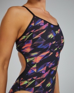 Costum înot întreg femei TYR Trinityfit Triadic - multicolor | rezistent clor - Img 8