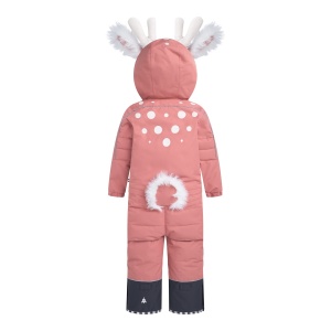 Costum Schi Copii WeeDo Ohdeer Deer Pink - Img 2