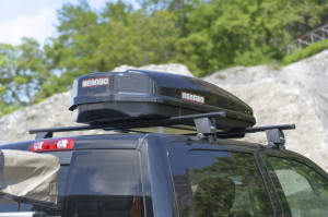 Cutie portbagaj Menabo Satellite 330 ABS Black, 141x77x34cm - Img 18