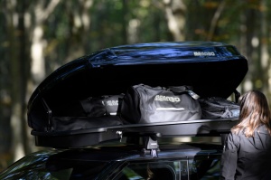 Cutie portbagaj Menabo Satellite 600 DUO ABS Black, 197x94x45 cm - Img 20