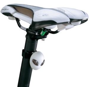 Far Sclipitor Topeak Alien Lux Alb 2 Led Albe, rezistent apa, curea Velcro inclusa, alb - Img 5