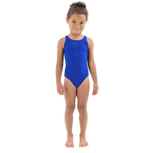 Finis - Costum de baie intreg Fete Bladeback - Albastru Maze