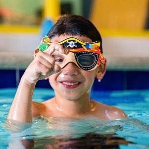 Finis - ochelari inot copii Character swimming Goggles Kids Pirate - galben maro multicolor - Img 3