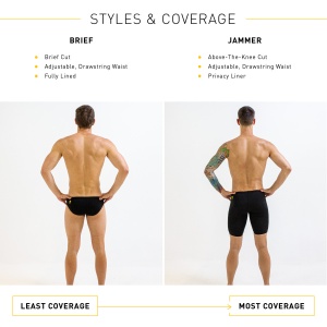 Finis - Slip inot barbati - Brief Solid - negru - Img 3