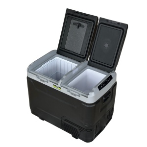 Frigider si congelator auto portabil 50 L, cu compresor, alimentare 12V/24V/220V, Bluetooth, control digital, -20°C +20°C EMD4x4 - Img 4