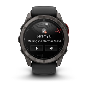 Garmin fenix 8 Pro – 51 mm, MicroLED | Sapphire, Titan DLC gri carbon cu curea din silicon neagră/Pebble Grey - Img 7
