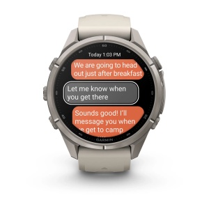 Garmin Fenix 9 Pro AMOLED inReach - 43 mm Titan Fog Gray - Smartwatch Multisport Premium cu AMOLED - Img 8