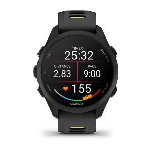 Garmin - Forerunner 170 - 43mm - Black I Amp Yellow - Img 7