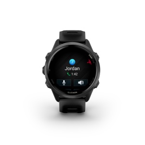 Garmin Forerunner 570 - 42 mm - ceas multisport cu GPS si AMOLED - negru Slate Gray Aluminium with Translucent Black | Black Band - Img 2