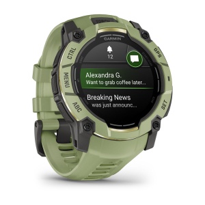 Garmin Instinct 3 – 50 mm, AMOLED | Fern Green cu curea Fern Green - Img 3