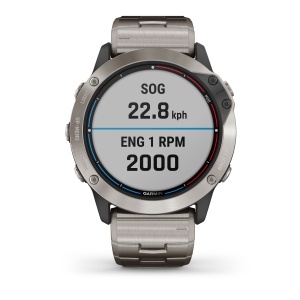 Garmin - quatix 6x Solar Titanium - ceas inteligent premium cu GPS cu functii avansate pentru sport si navigatie - 51mm diametru - Img 17