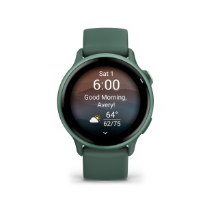 Garmin - vivoactive 6 smartwatch cu GPS și AMOLED - ramă și carcasă verde Jasper - bratara din silicon verde Jasper - Img 6