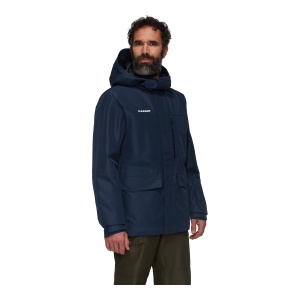 Geaca Schi Barbati Mammut Fall Line HS Thermo Hooded Navy - Img 2