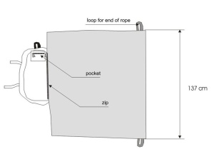 Geantă pentru coardă Singing Rock Rope Bag - Img 2