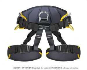 Ham alpinism utilitar Singing Rock Sit Worker 3D