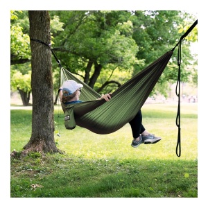 Hamac Unisex ENO TravelNest Hammock + Straps Combo Green - Img 8