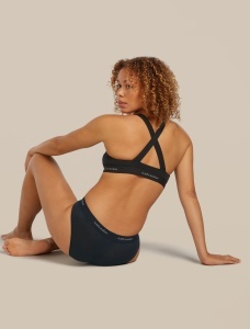 Icebreaker - bustiera - 125 Cool-Lite Sprite Racerback Bra W - Black - L - Img 4
