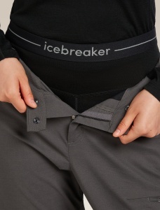 Icebreaker - colanti - ZoneKnit 200 Leggings W - Black - L - Img 4