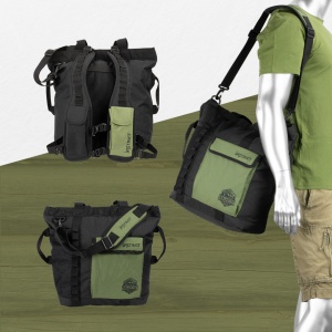 Instinct - geanta multifunctionala Ballistic Tote 35 litri - negru verde army - Img 28