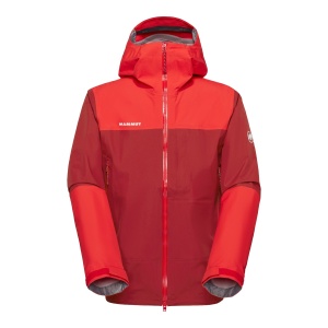 Jacheta Barbati Mammut Alto Guide HS Hooded Dark Mammut Red-Mammut Red