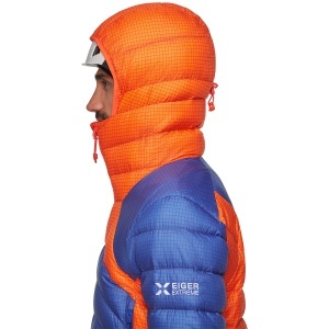 Jacheta Barbati Mammut Eiger Nordwand Light Down In Hooded Eiger Orange-Eiger Blue - Img 3