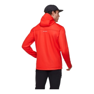 Jacheta Barbati Mammut Ultimate VIII So Hooded Mammut Red-Black - Img 3
