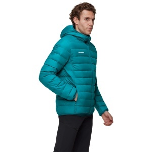 Jacheta Barbati Mammut Waymarker In Hooded Deep Teal-Black - Img 3