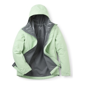Jacheta Femei RAB Downpour Fig Green - Img 3