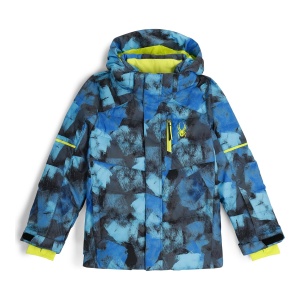 Jacheta Schi Baieti Spyder Impulse Synthetic Down Cobalt Block Camo
