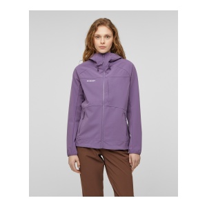 Jacheta Softshell Femei Mammut Ultimate Comfort So Hooded Paloja - Img 2