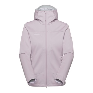 Jacheta Softshell Femei Mammut Ultimate VIII SO Hooded Alpine Calamint - Img 2