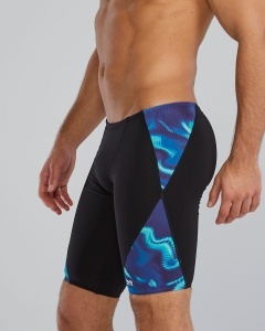 Jammer înot TYR Durafast Elite Waveform - albastru/verde | rezistent clor - Img 3