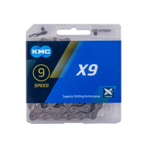Kmc - Lant Bicicleta 9 viteze X9 - gri