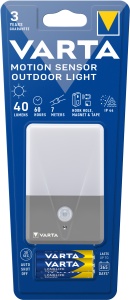 Lampa Varta cu senzor de miscare Motion Sensor Outdoor Light, 40 lumeni