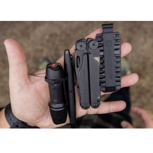 Leatherman - multi-tool 18 functii Wave+ Stainless Steel 832524 - argintiu - Img 6