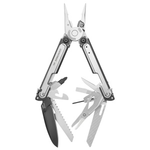 Leatherman - multi-tool 20 functii ARC 833076 Stainless Steel - argintiu gri inchis