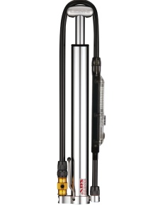 Lezyne - mini pompa - CNC Micro Floor Drive Digital HVG - afisaj digital- 90 psi | 6.2 bar - argintiu - Img 2