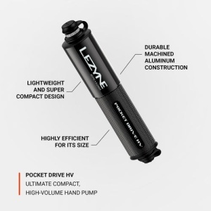 Lezyne - mini pompa - Hand Pump CNC Pocket Drive HV - gri - Img 9