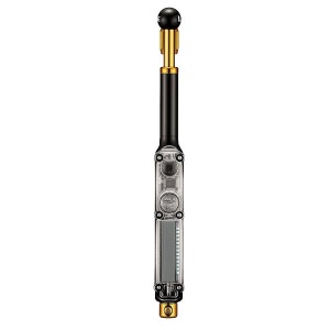 Lezyne - mini pompa - Hand Pump Shock Drive - 350 psi | 24.1 bar - black I gold - 14 cm - Img 3
