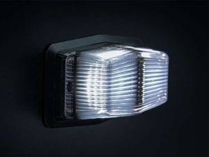 Lumină de poziție și avertizare LED dublă Black Bullet, 10W, 125x52x32 mm, 10-32V, alb/chihlimbar, Strands - Img 3