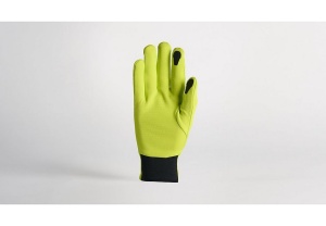 Manusi Ciclism SPECIALIZED Men's Softshell (L/F) - Hyper Green