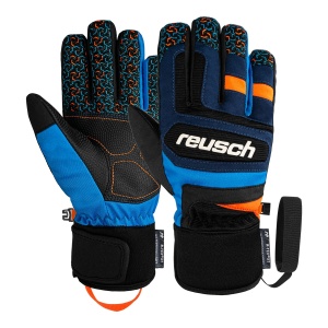 Manusi Schi Copii Chris R-Tex XT Junior Dress Blue-Brilliant Blue-Shocking Orange