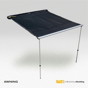 Marchiză auto CampTalk, 200 x 250 x 210 cm, acoperire 5 m², 10 kg, rezistent la apă, montaj rapid, compatibil cu orice mașină echipat cu bare transversale sau roof rack - Img 3