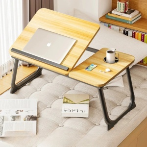 Masuta pliabila laptop, 55.3x24x32 cm, natur - Img 2