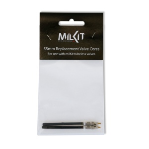 Milkit - piesa de schimba tub interior demontabil valva bicicleta, Valve Cores - 55mm